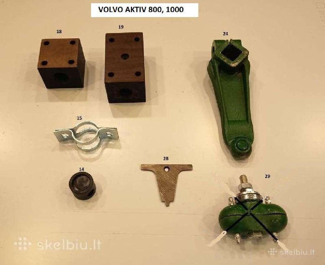 Kombainų Volvo S830,1130 Aktiv 800 dalys - nuotraukos Nr. 3
