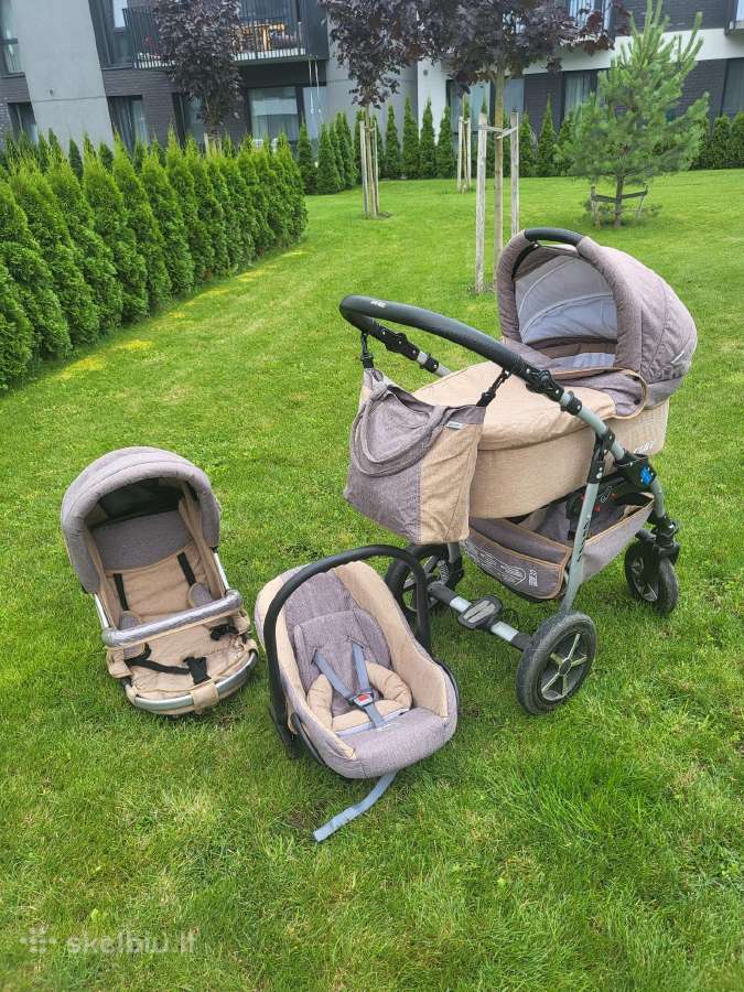 Vežimėlis 3 in 1 Baby Merc