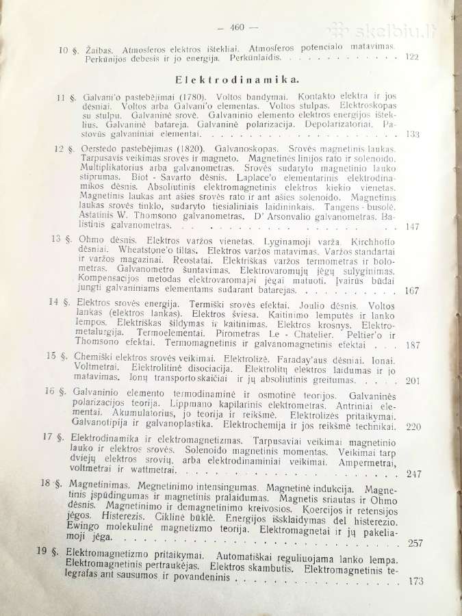 Fizikos paskaitos "Magnetizmas ir elektra" 1926m - nuotraukos Nr. 3