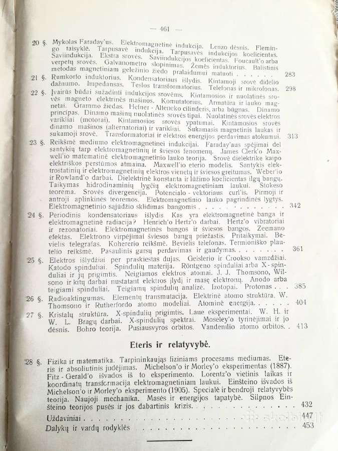 Fizikos paskaitos "Magnetizmas ir elektra" 1926m - nuotraukos Nr. 4