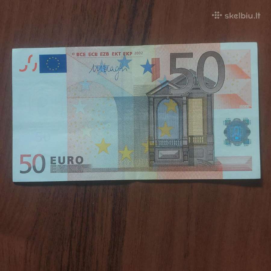 50 Euro 2002 X Prefix- Germany / Frequency 5 %.