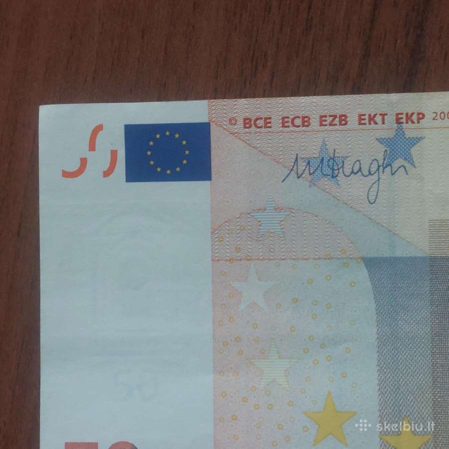 50 Euro 2002 X Prefix- Germany / Frequency 5 %. - nuotraukos Nr. 4