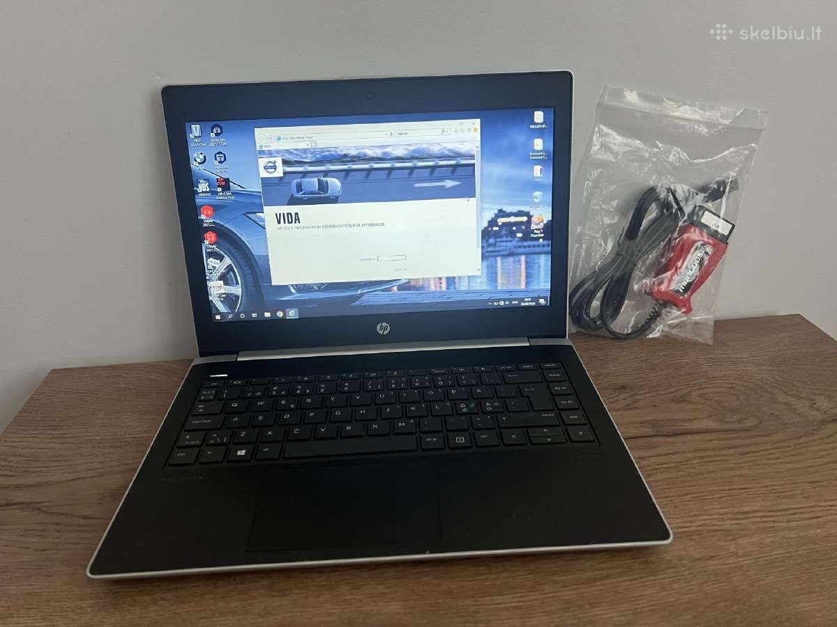 Volvo Vida, Vdash Auto Diagnostika+ Laptopas