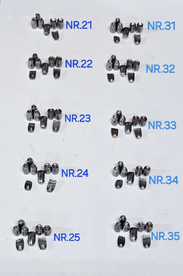 Šoviniai šovinukai pneumatiniams ir Pcp 6.35 mm