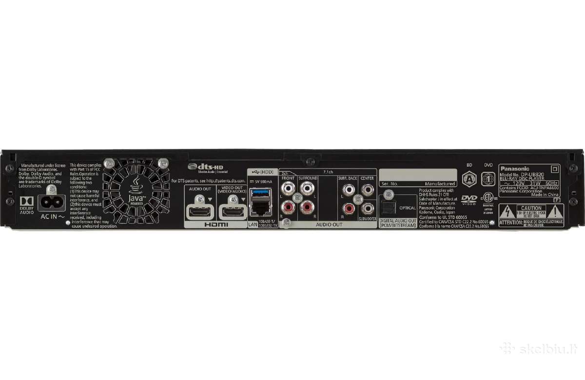 Panasonic Dp-ub820egk Dp-ub824 Blu-ray player - nuotraukos Nr. 18