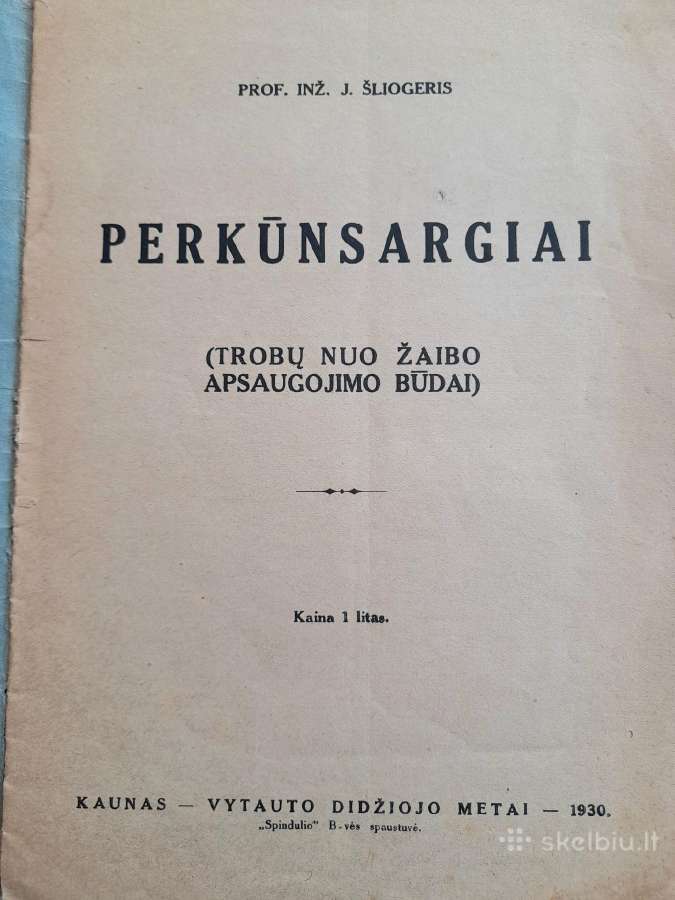 "Perkūnsargiai" 1930m J Šliogeris - nuotraukos Nr. 2