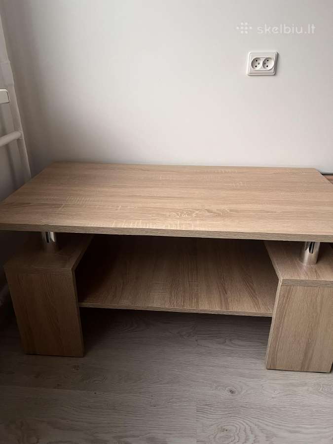 Žurnalinis staliukas 1200x600x480mm šviesus