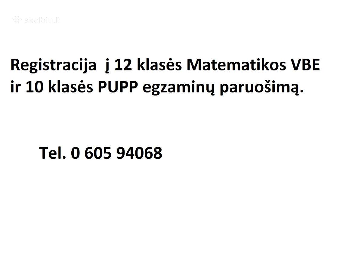 Gyvai Matematikos ir Fizikos Korepetitorius Vbe - nuotraukos Nr. 10