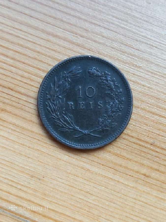 Portugalija 1891 10 realu