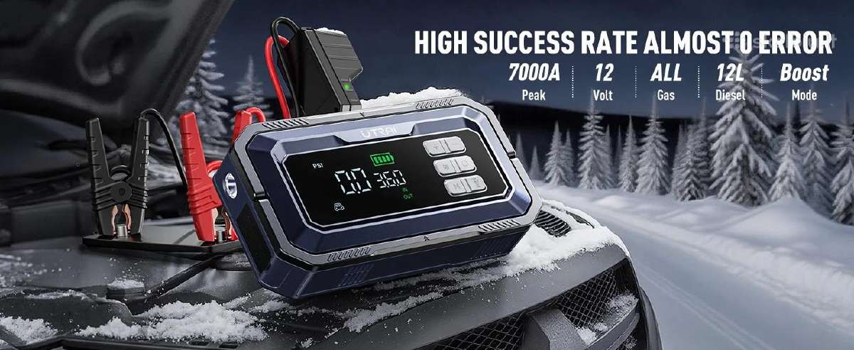 Automobilio užvedėjas būsteris kompresorius + Obd - nuotraukos Nr. 10