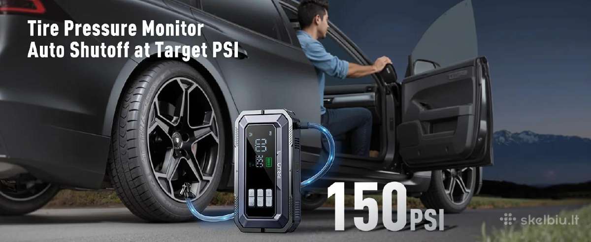 Automobilio užvedėjas būsteris kompresorius + Obd - nuotraukos Nr. 11