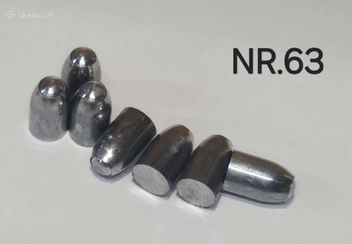 Šoviniai šovinukai pneumatiniams ir Pcp 6.35 mm - nuotraukos Nr. 26