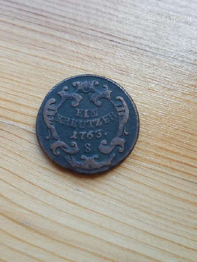 Austrija 1763 1 kreiceris - nuotraukos Nr. 2