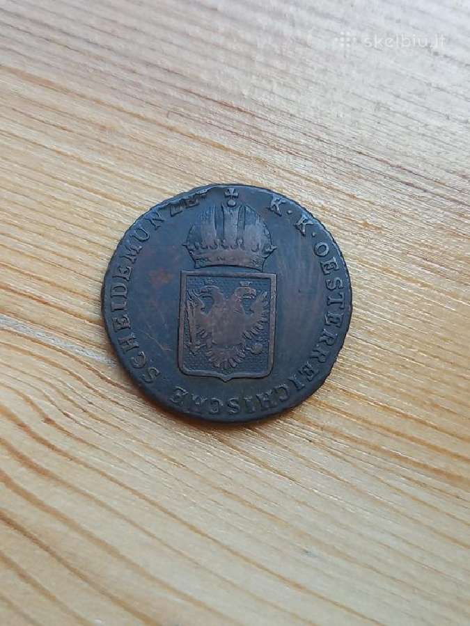 Austrija 1816 1 kreiceris - nuotraukos Nr. 2