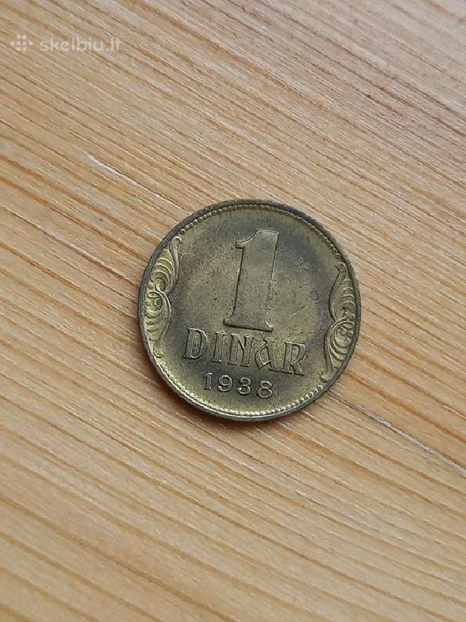 Jugoslavija 1938 1 dinaras - nuotraukos Nr. 2