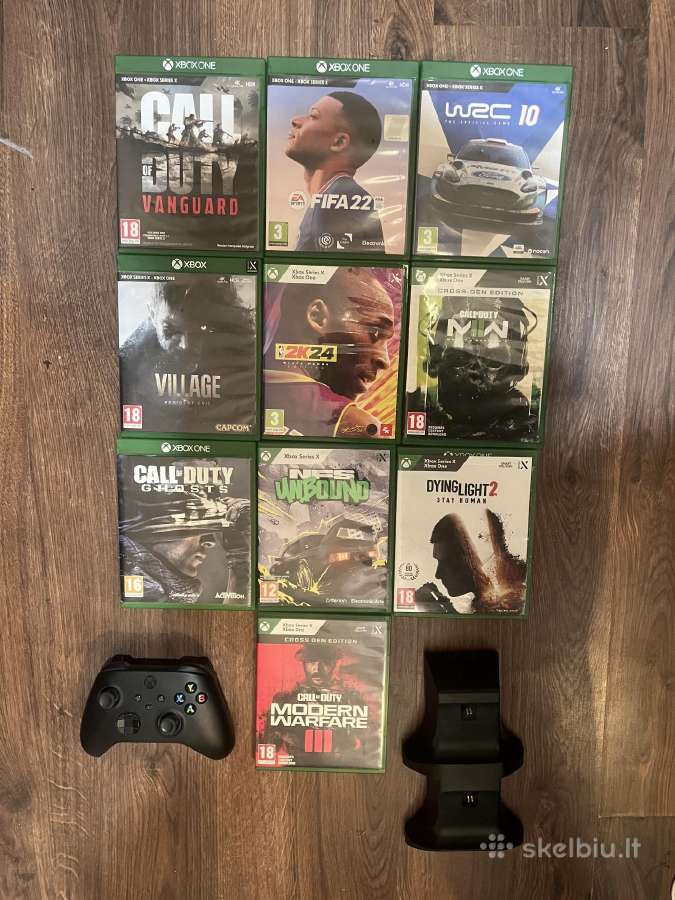 Xbox one zaidimai, pultelis, xbox 4tb HDD