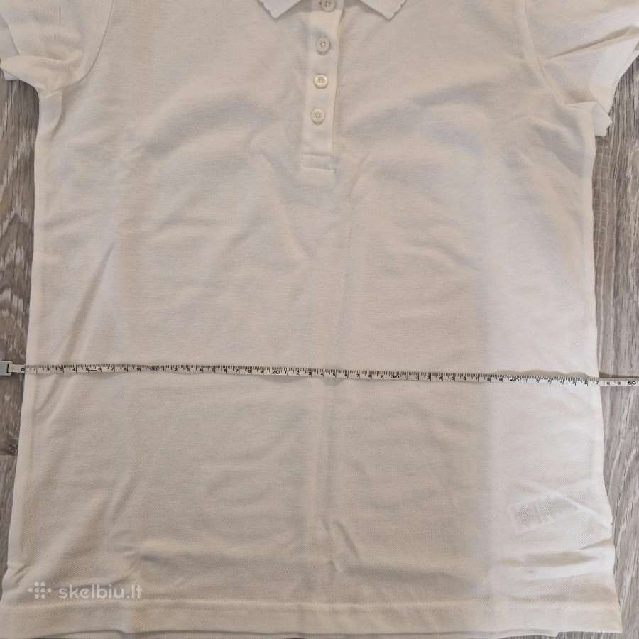 Nauji balti polo marškinėliai nuo 168 cm - nuotraukos Nr. 3