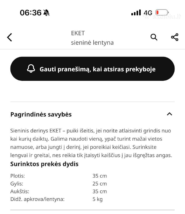 Naujos Ikea lentynos - nuotraukos Nr. 3