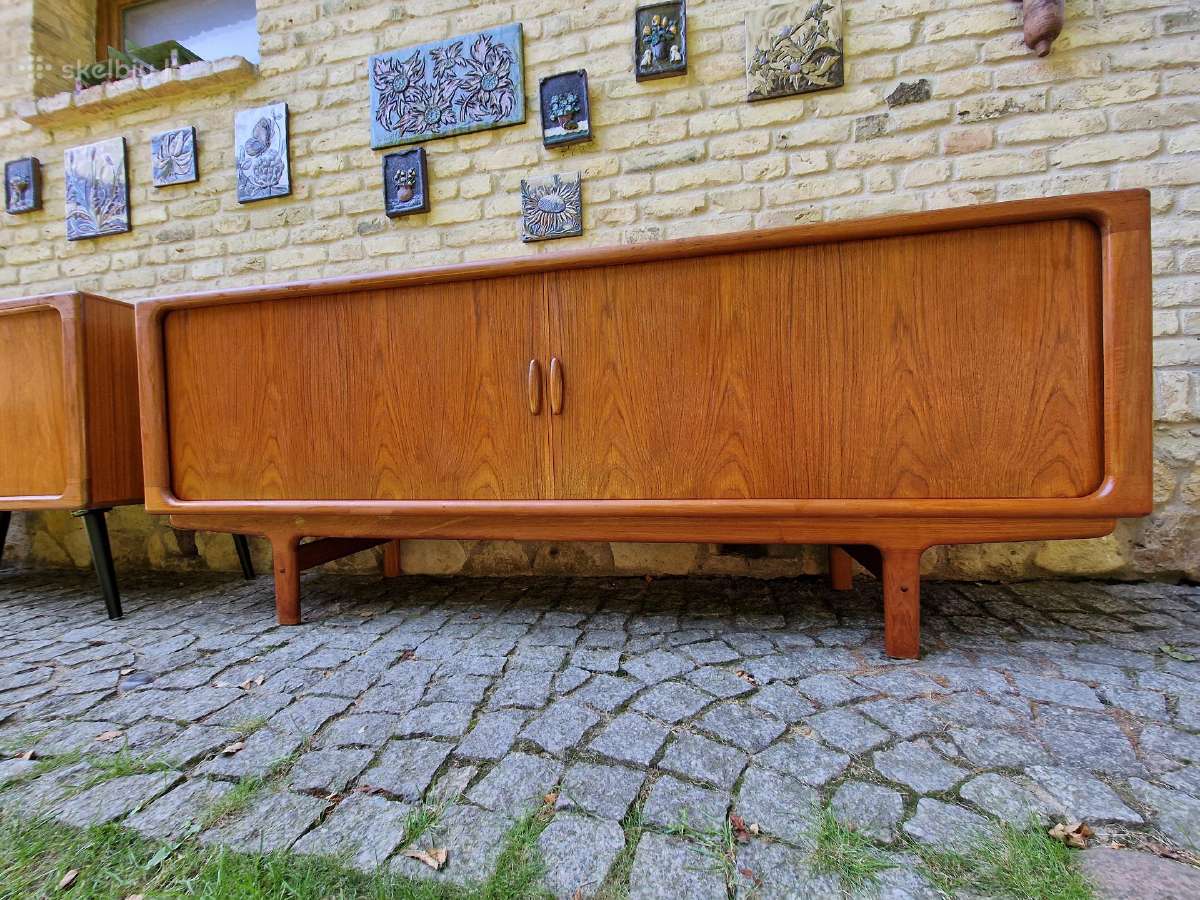 Vintažinė mid century tikmedžio indauja/komoda
