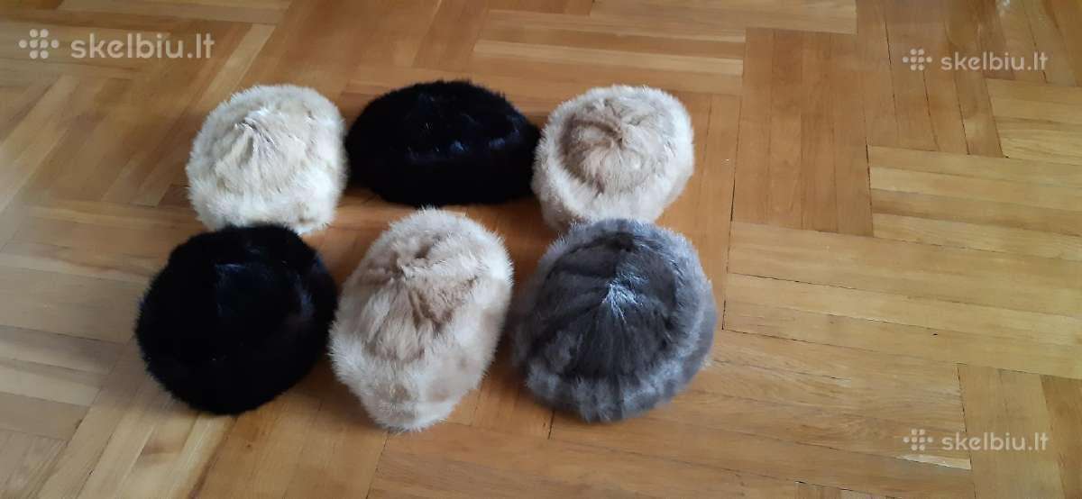 Vintažines moteriškas kepures naujos natūralaus