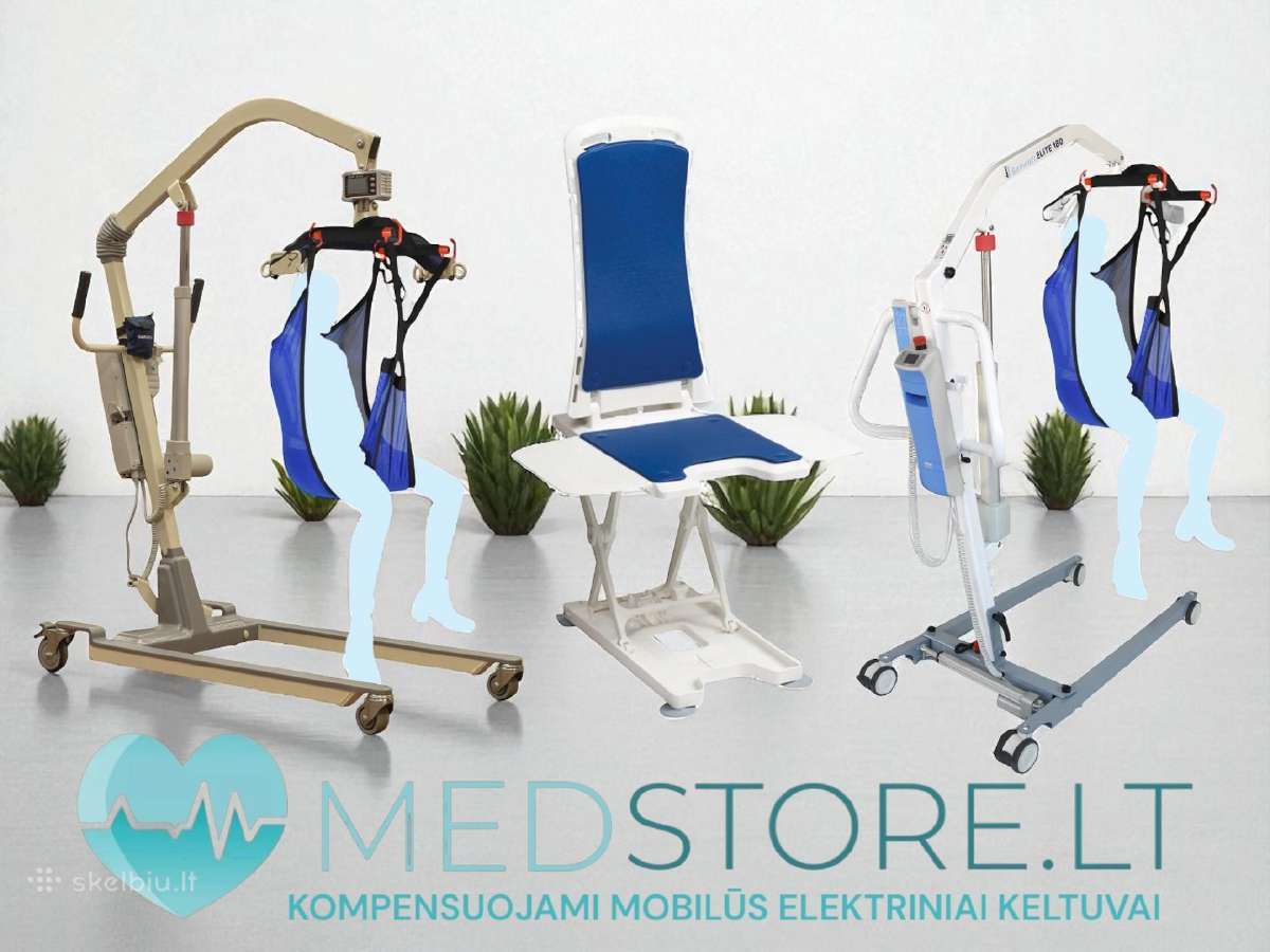Kompensuojami mobilūs keltuvai medstore