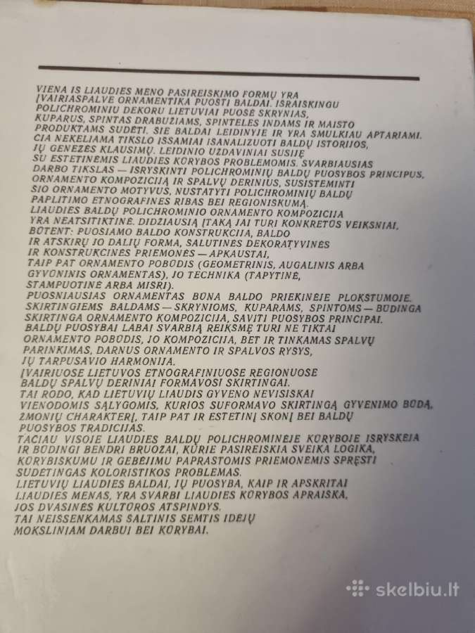Spalva lietuvių liaudies baldų puošyboje - nuotraukos Nr. 6
