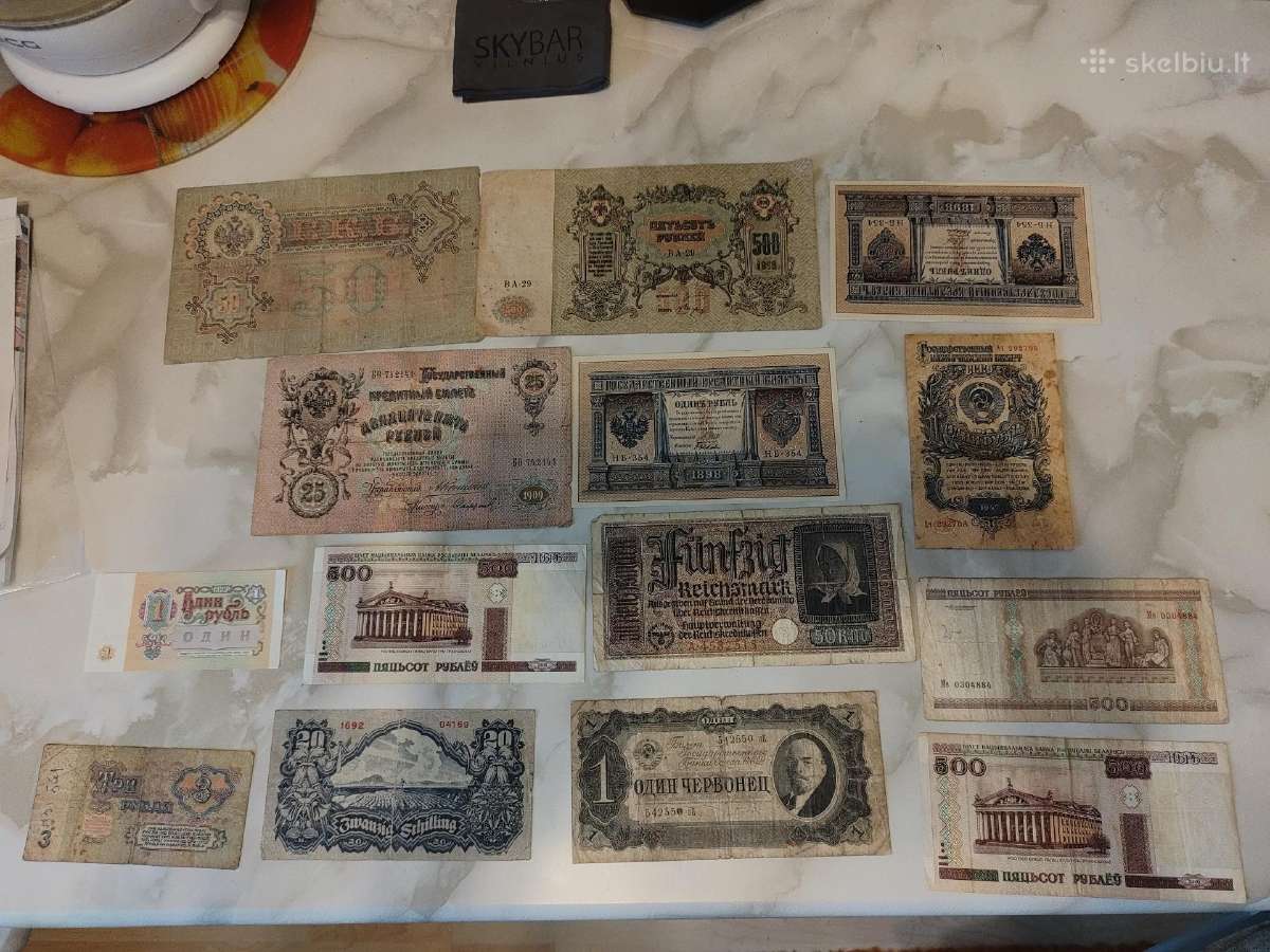 Banknotai retro - nuotraukos Nr. 2