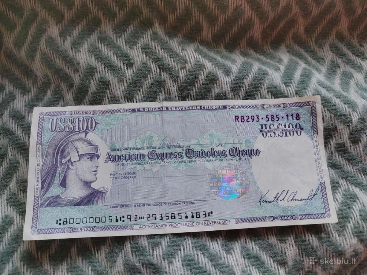 Travelcheck banknote
