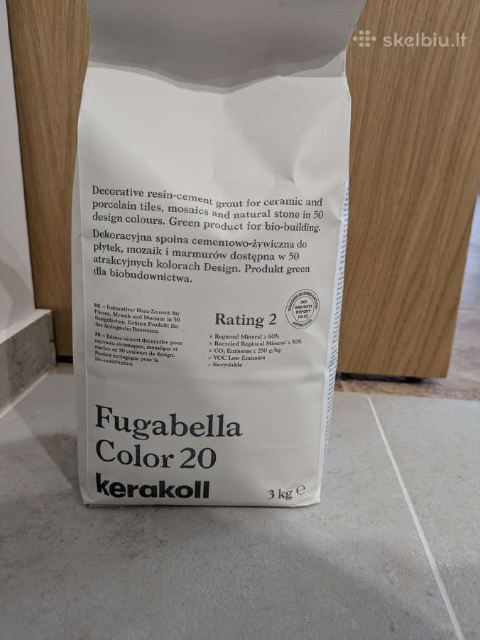 Fugabella cementinis glaistas plyteliu siūlų tarpa