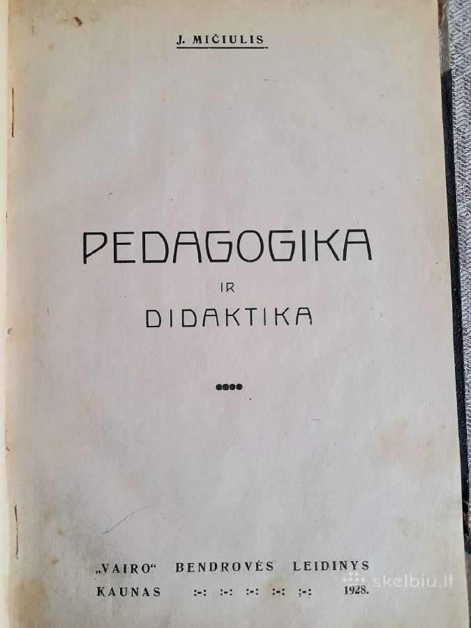 "Vilnius Mūsų" "Pedagogika" 1928-1930m - nuotraukos Nr. 5