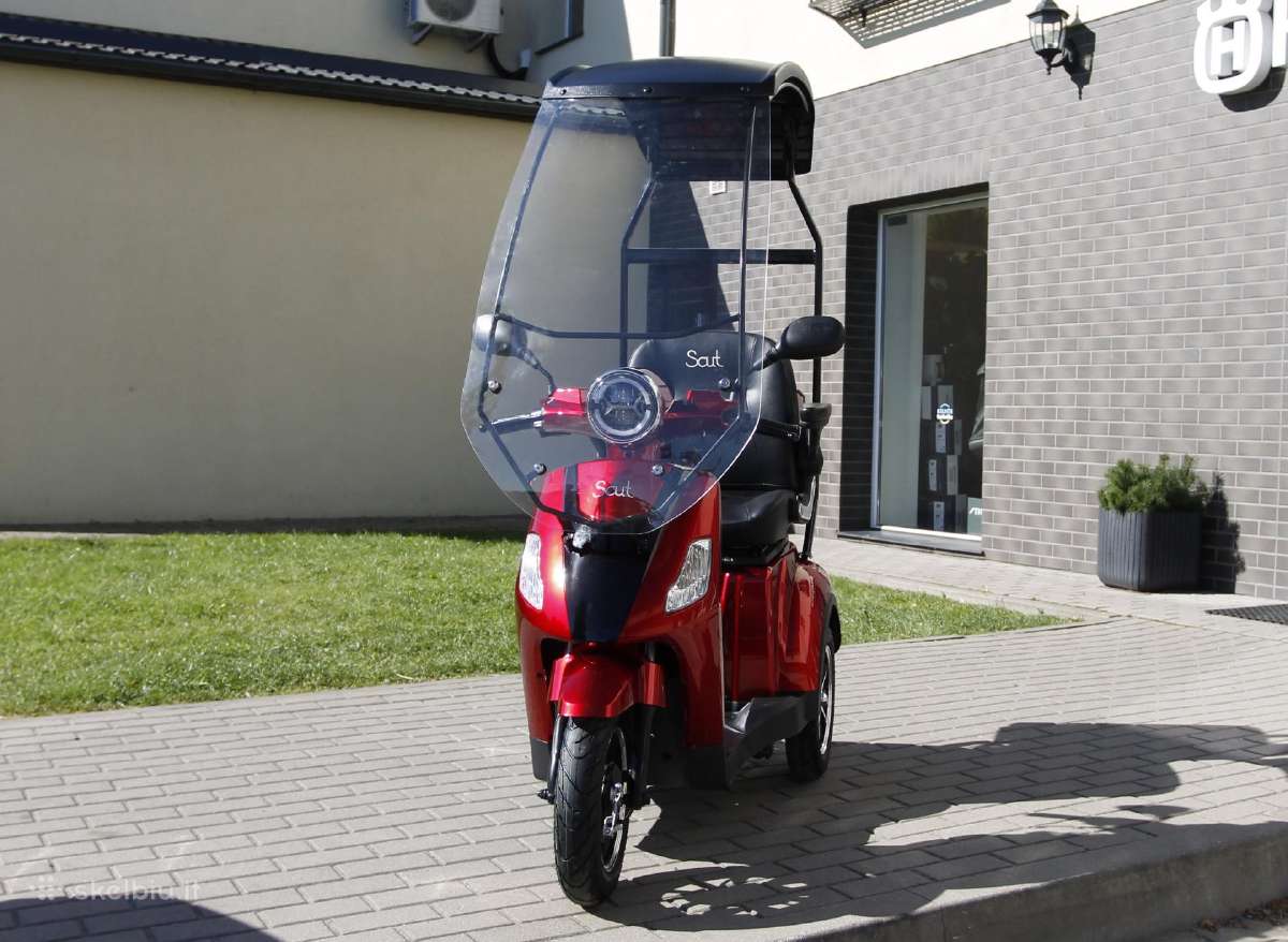 Elektrinis triratis Skut F1 Max Su Stogeliu - nuotraukos Nr. 5