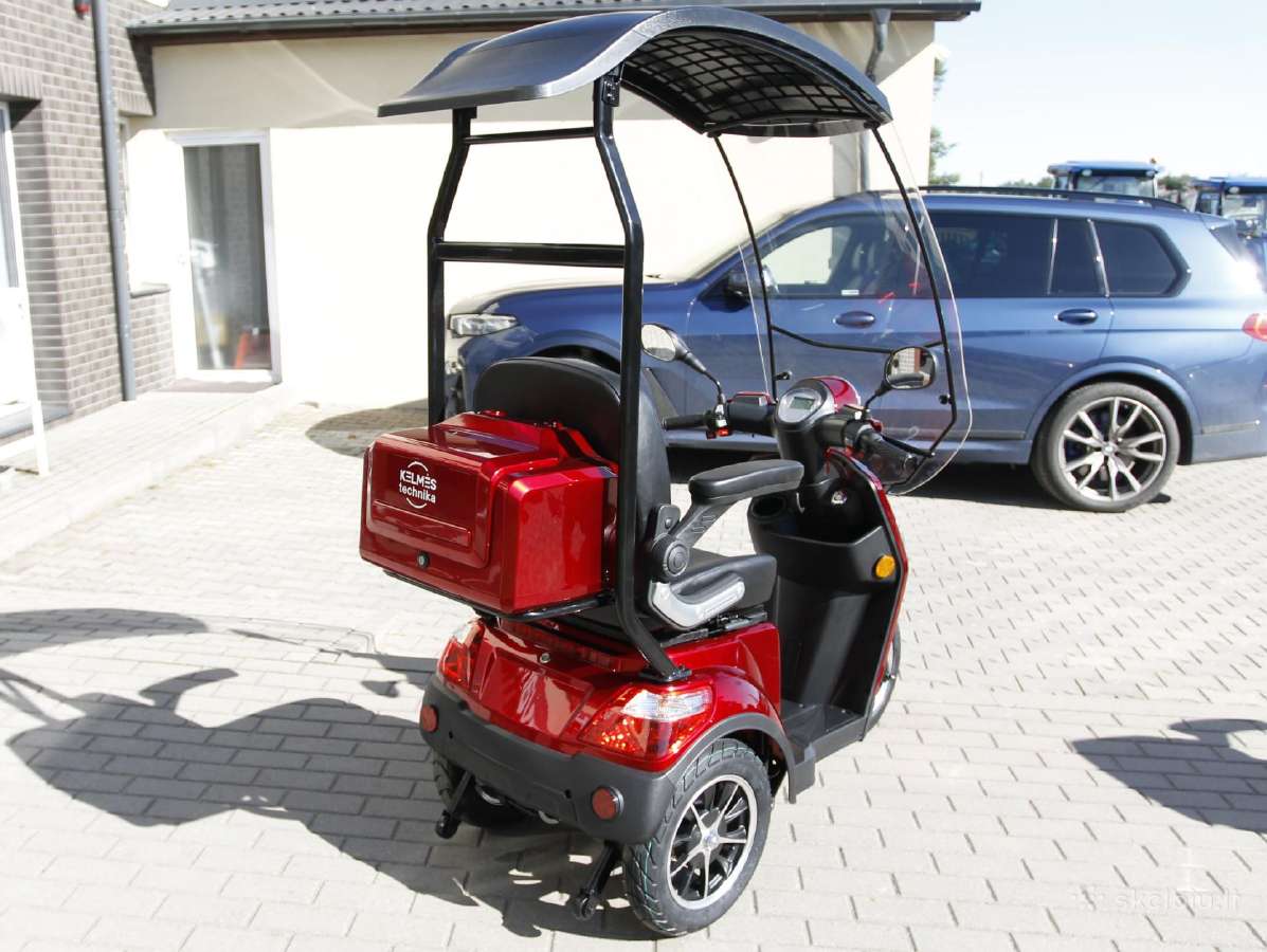 Elektrinis triratis Skut F1 Max Su Stogeliu - nuotraukos Nr. 8