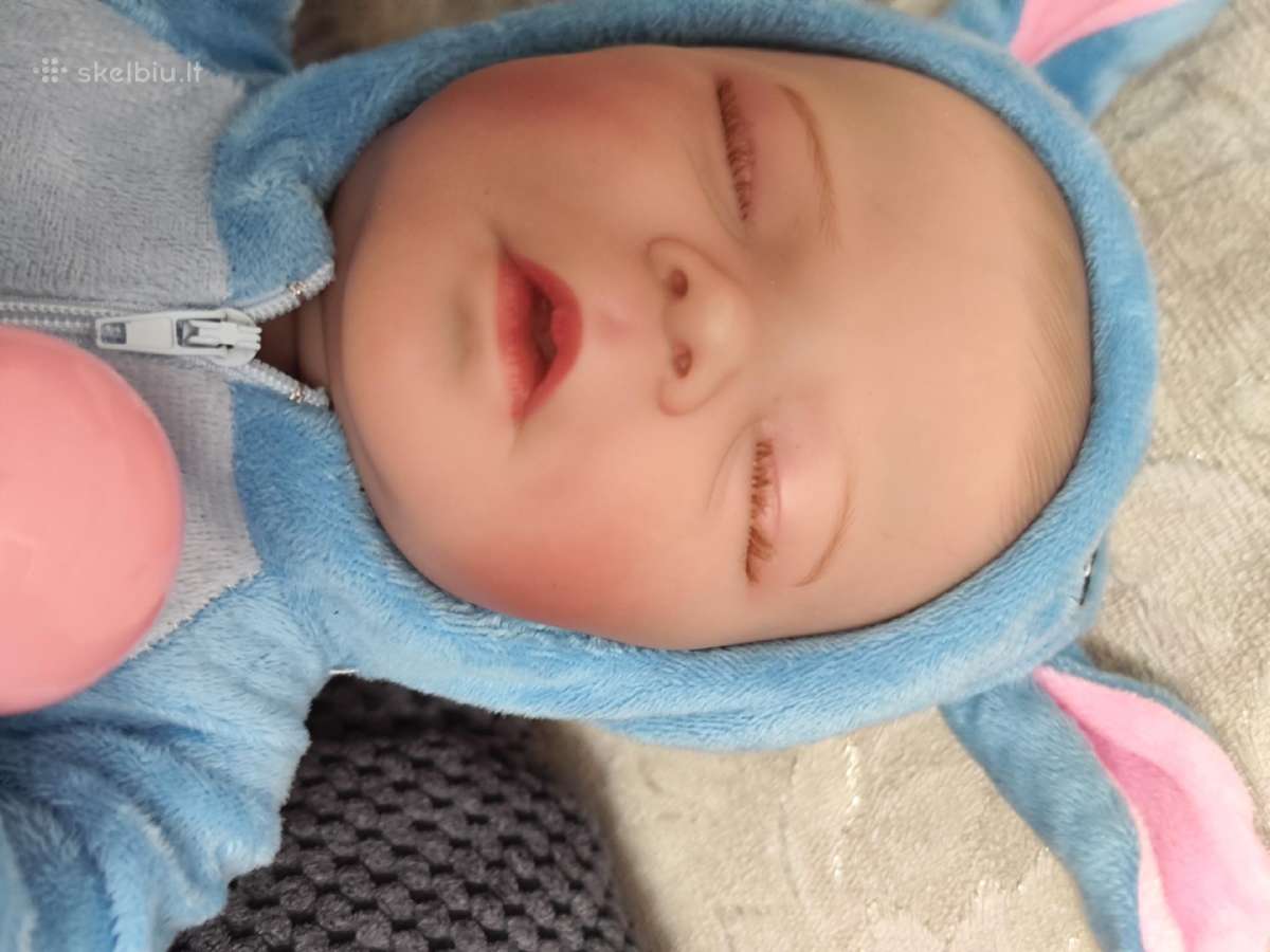 Reborn tikroviška lėlė mieganti mergaitė tik ispak - nuotraukos Nr. 5