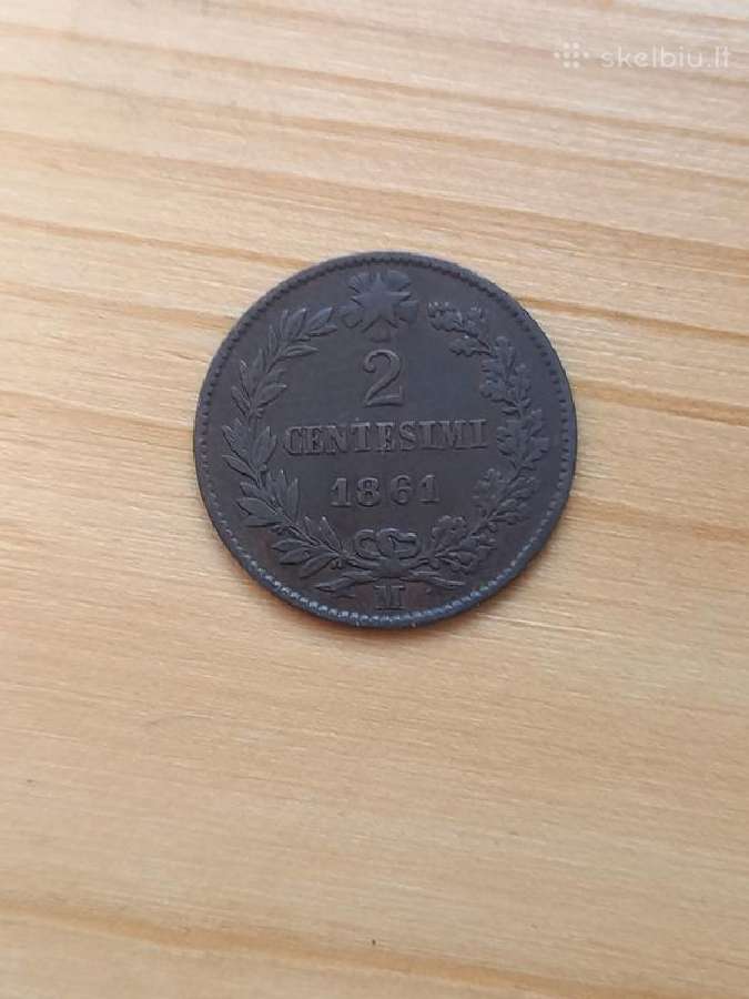 Italija 1861 2 čentezimi