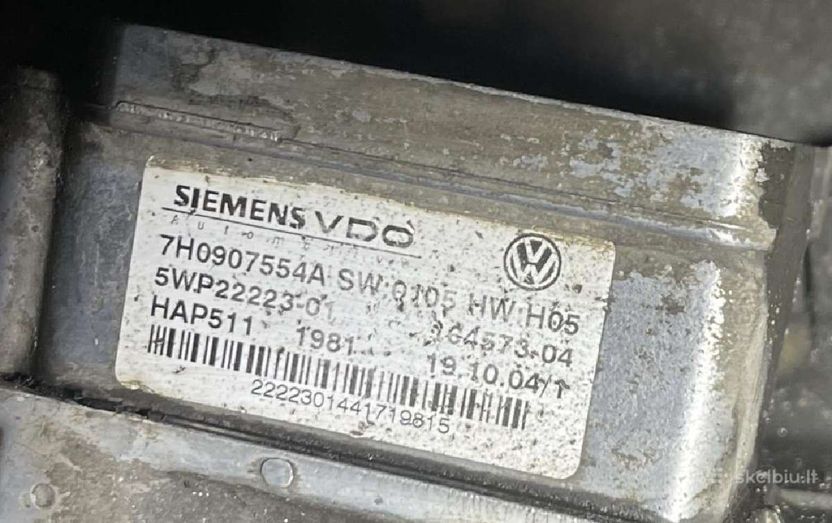 5wp33523. 5wp33522.5wp33524.5wp33527 .Vag Haldex - nuotraukos Nr. 3