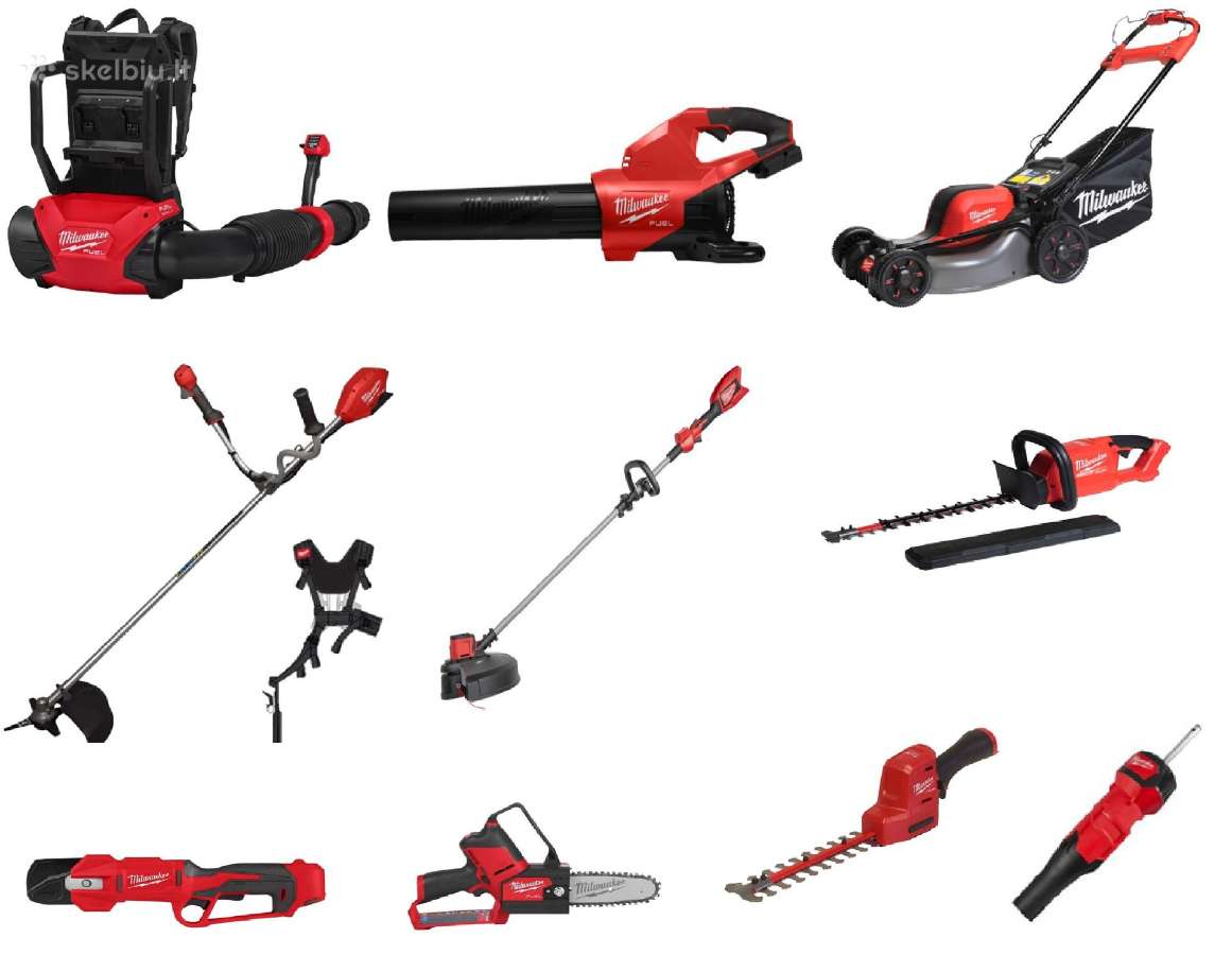 Milwaukee sodo technikos ispardavimas! m18 m12