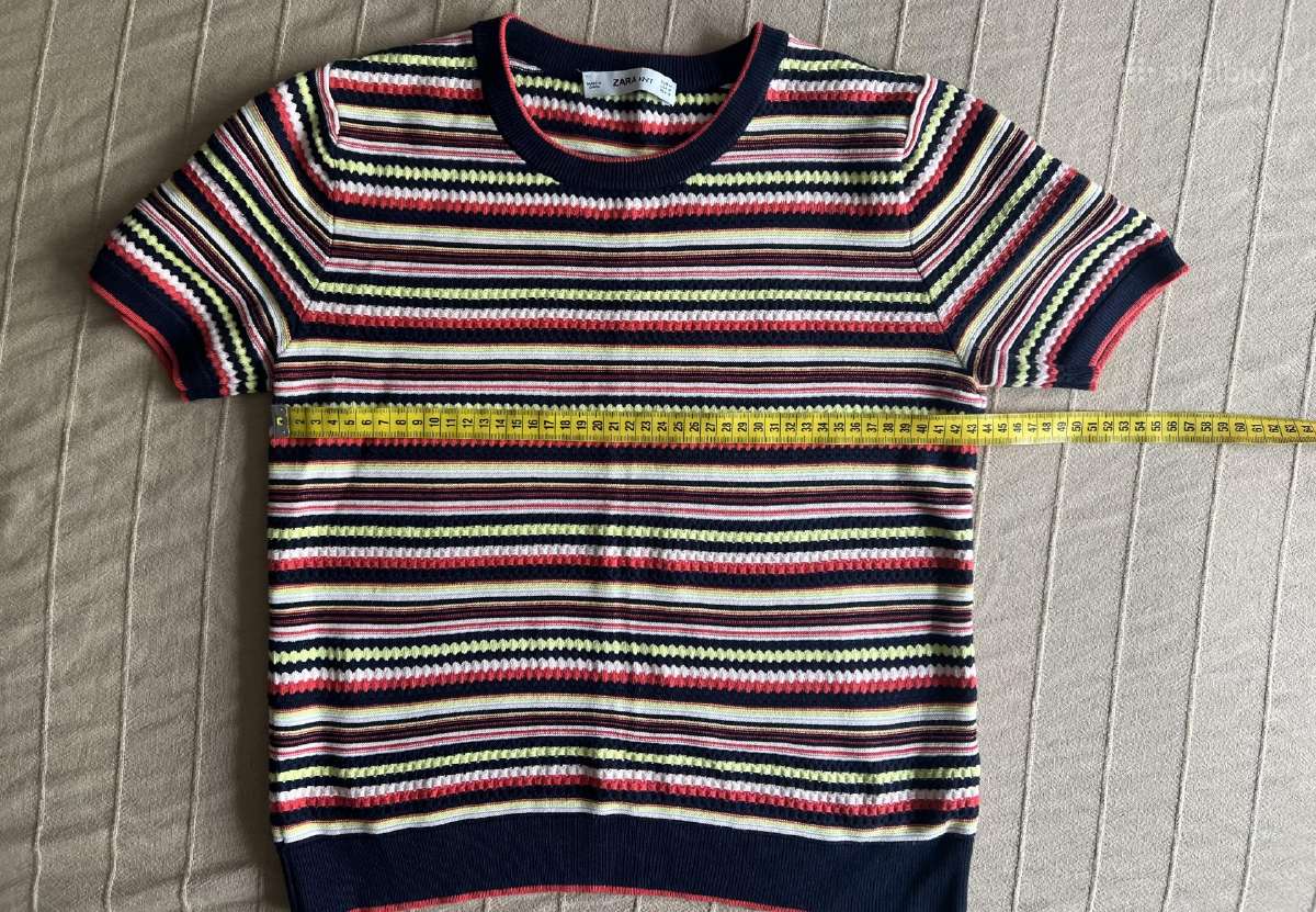 Moteriški marškinėliai “zara knit - nuotraukos Nr. 2