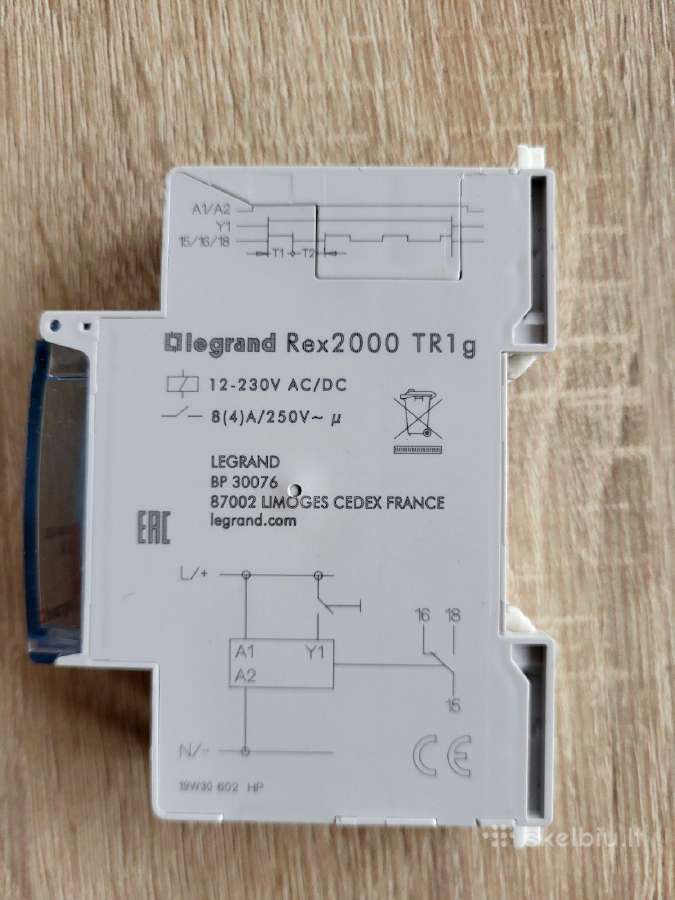 Laiko rėlė Legrand 004742 - nuotraukos Nr. 2