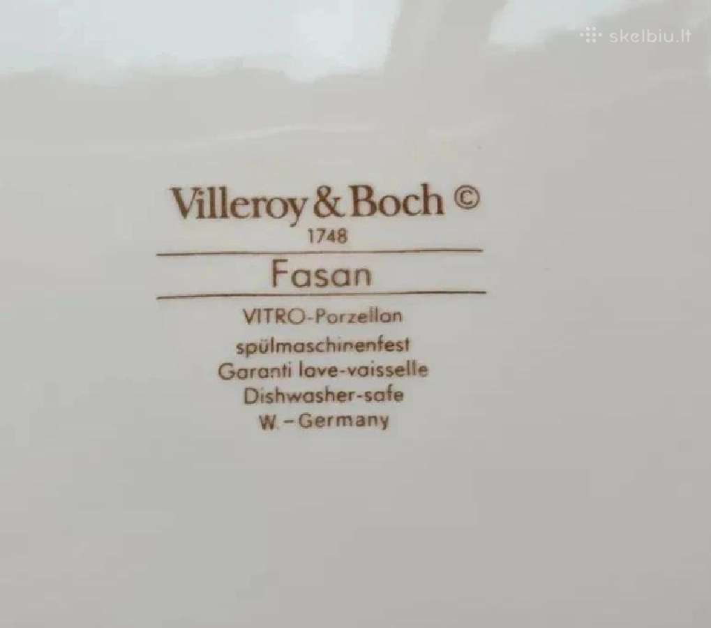 Villeroy & Boch dubenėlis su lėkštute - nuotraukos Nr. 5