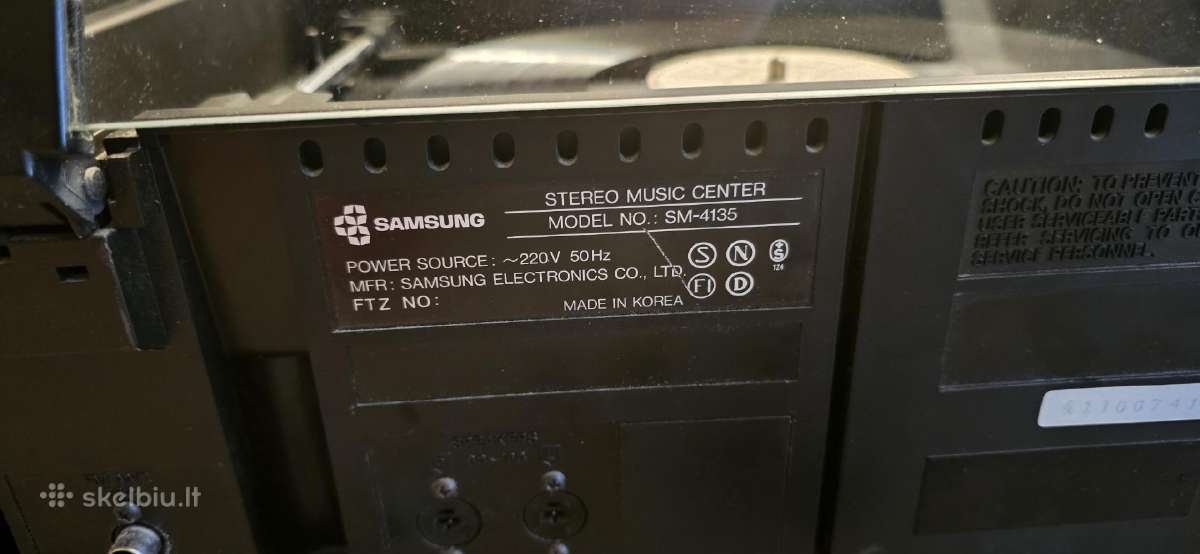 Muzikinis centras Samsung - nuotraukos Nr. 4