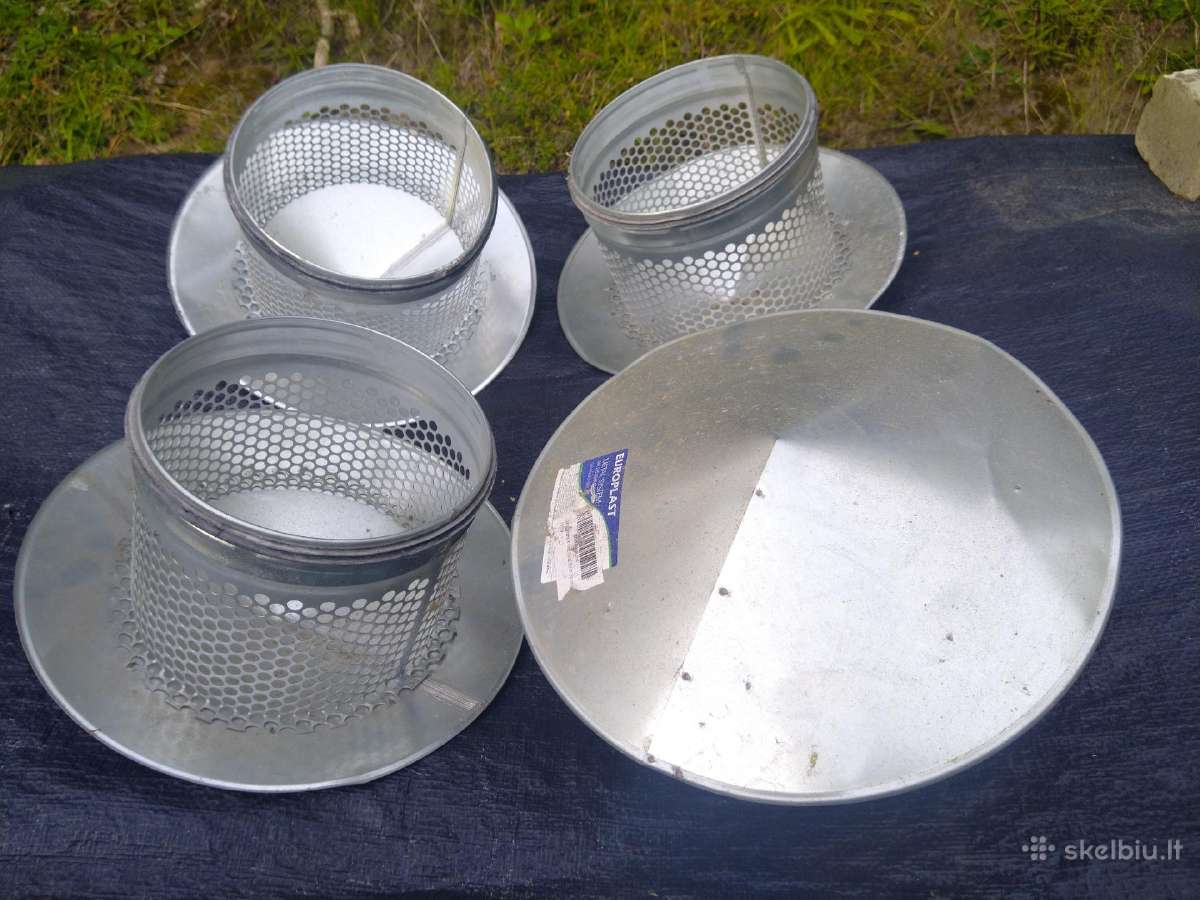 Vėdinimo kaminai 200mm 4vnt.