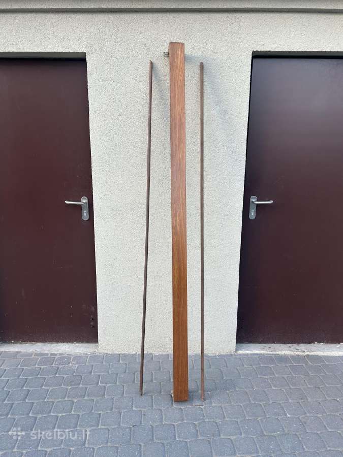 Mediniai minimalistinio stiliaus karnizai - nuotraukos Nr. 2
