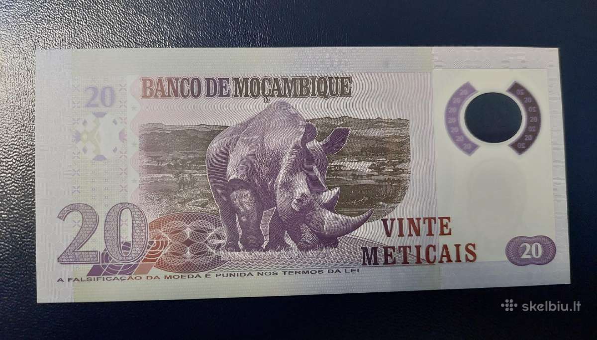 Mozambiko monetos ir banknotai - nuotraukos Nr. 6