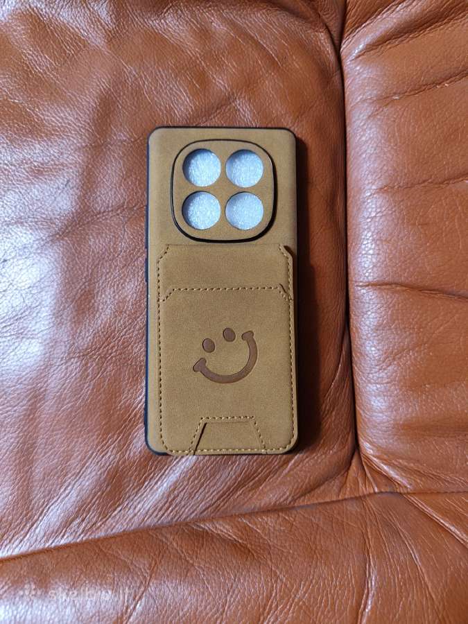 Dirbtinės odos dėklas Xiaomi Redmi Note 14 Pro 5G