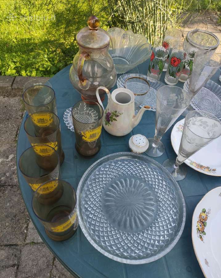 Lėkštės,stiklinės,šaukšteliai,šaukštai, indai - nuotraukos Nr. 6