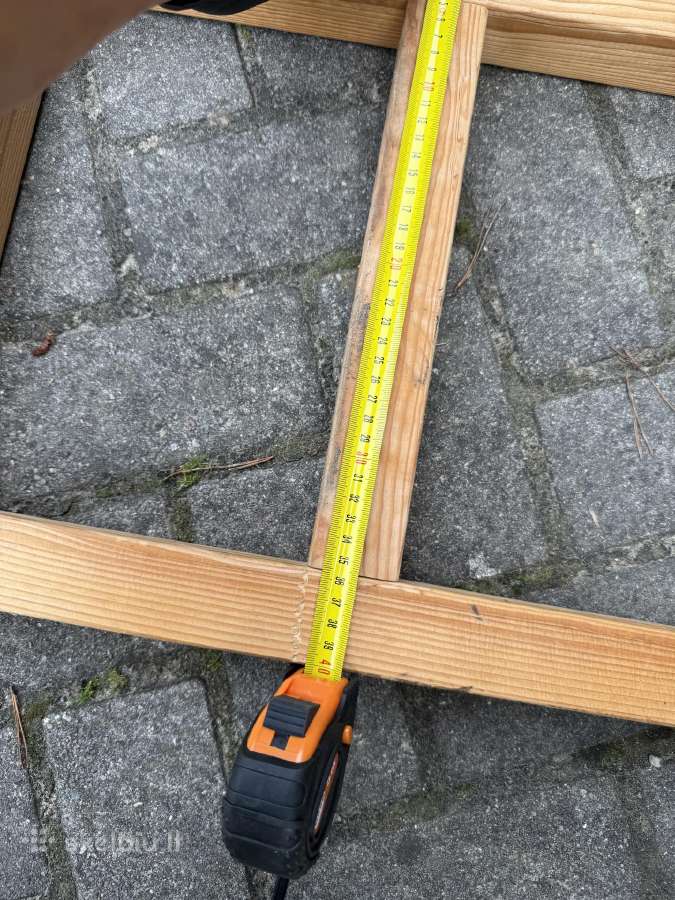 Medinės kopečios dviaukštei lovai - nuotraukos Nr. 3