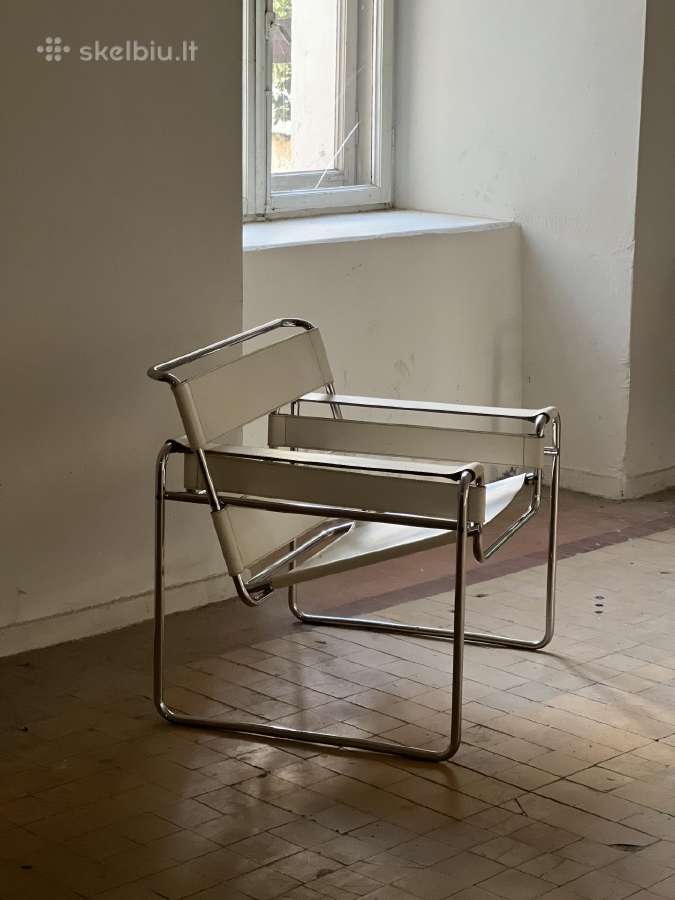Vintažinė Marcel Breuer Wassily kėdė / krėslas - nuotraukos Nr. 5