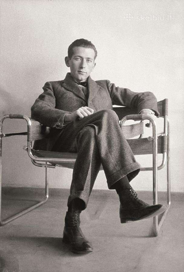 Vintažinė Marcel Breuer Wassily kėdė / krėslas - nuotraukos Nr. 15