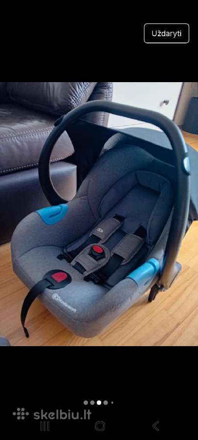 Pilkas Kinderkraft Veo 3in1 vėžimėlis - nuotraukos Nr. 3