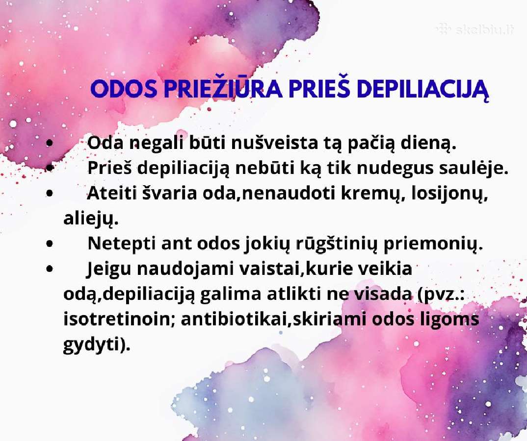 Vyrų ir moterų depiliacija Jonavoje - nuotraukos Nr. 5